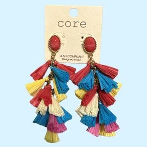 Colorful Tassel Earrings